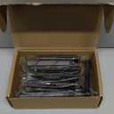 Ravinte Square Cabinet Handles 10 Pack, Solid Kitchen Cabinet Pulls Drawer Pulls Kitchen Cabinet Hardware Flat Handles, 3 Inch, Matte Black