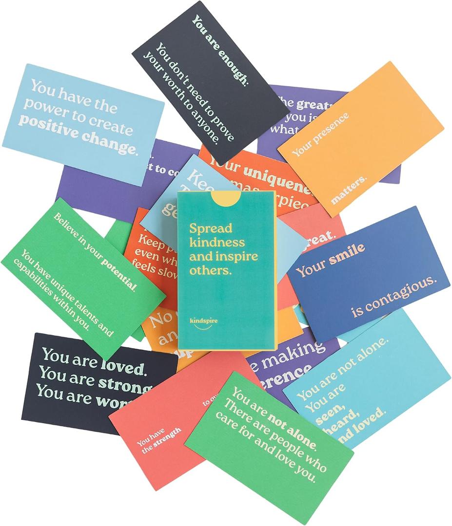 Motivational Cards | 30 Kindness Cards for Random Acts of Kindness | Inspirational Encouragement Affirmation Cards | Pocket Size Business Card 3.5 x 2.11 | Mental Health Positivity Appreciation Gifts