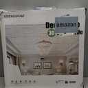 STICKGOO Drop Ceiling Tiles 24x24 PVC Glue Up Ceiling Panel to Prevent Breakage Pack of 12 Tiles Cover 48 Sq. Ft, White