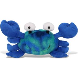 DolliBu Blue Tie-Dye Crab Plush - Super Soft Stuffed Animal, Cute Sea Animal Plush, Adorable Fluffy Stuffed Animal for Boys and Girls, Stuffed Animals Plush Gift for Babies, Kids, Adults - 6.5 Inches