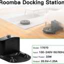 Roomba Charging Base, Roomba Charger Dock, Replacement Roomba Docking Station for irobot Roomba e5 e6 i8 i7 i6 i4 i3 i1 500 600 700 800 900 Series -Charger ADF-N1 17170 17064 4452369