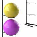 bimiti Yoga Ball Holder,Exercise Ball Vertical Storage for Gym and Home