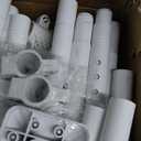 Goovilla Room Divider for Room Separation, Tension Curtain Rods No Drilling, 4-10ft(H) 28-114inch(W) Adjustable Temporary Privacy Wall Divider, Heavy Duty Freestanding Space Partition Separator, White