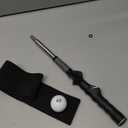 Retractable Golf Swing Training,Golf Training Aid,Golf Grip Trainer,Golf Accessories for Men,Right-Handed Strength & Tempo Training for Chipping Hitting (Black)