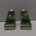 Dosker Book Ends for Shelves,Owl Decorative Bookends,Cute Animal Book Holders for Kids Rooms,Offices and Bedrooms(Retro Bronze)