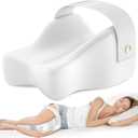 Knee Pillow for Side Sleepers, Memory Foam Leg Pillow for Side Sleeping, Adjustable Strap Knee Pillows, Pillow for Between Knees While Sleeping, Relief for Sciatica, Back, HIPS, Knees, Joints Pain