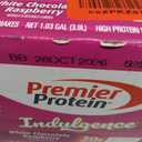 Premier Protein Shake INDULGENCE, White Chocolate Raspberry, 30g Protein, 170 Calories, 3g Sugar, 11 fl oz, 12 Pack