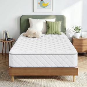 GAESTE Twin 6 Inch Hybrid Cooling Mattress, Airflow Innerspring