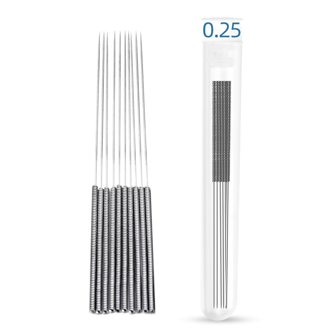 3D Printer Nozzle Cleaning Needles: 10-Pack 0.25mm Stainless Steel Nozzle Cleaner, 3D Printer Cleaning Tool Kit for Creality Ender 3/K1/MK8/V6, Strong and Durable, Easy to Bend,by 5APLUSREPRAP