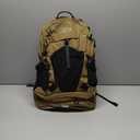 Hiking Backpack,Waterproof Hiking Daypack with 3L Water Bladder and Rain Cover, Lightweight Travel Camping Backpack for Men Women (Khaki)