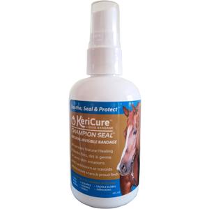 Champion Seal Liquid Bandage for Horses, Livestock & Large Animals - 4oz Spray-On Wound Care - Waterproof, Non-Toxic, Hypoallergenic Formula - Made in USA