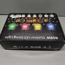 50ft Outdoor String Lights Color Changing - Patio Lights Outdoor Waterproof with 20 Dimmable RGBW Bulbs, Shatterproof, Music Mode, Connectable, Remote & App Control for Halloween, Christmas