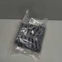 Silicone Sink Protector 19"x13" Rear Drain Hole, Heat Resistant Non-slip Dishwasher Suitable, Sink Mat for Bottom of Farmhouse Kitchen Stainless Steel Sinks(Grey)