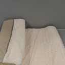 FurHaven Orthopedic Dog Bed for X-Large Dogs, Luxe Lounger Contour Mattress with Medical-Grade Solid Orthopedic Foam for Joint Support, Removable Washable Cover, Jumbo/XL, Plush Suede, Cream