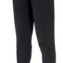 THE GYM PEOPLE Women's Joggers Pants Lightweight Athletic Leggings Tapered Lounge Pants for Workout, Yoga, Running (Black, L)