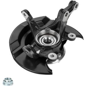 Front Left Steering Knuckle & Wheel Bearing Hub Assembly for Honda CR-V CRV 2007 2008 2009, 2.4L L4, Driver Side