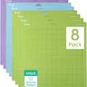 Cricut Cutting Mat Variety Pack (8 Count, 12in x 12in) - for Explore & Maker Machines - Includes 4 StandardGrip, 2 LightGrip, 2 StrongGrip