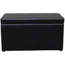 Better Homes and Gardens 30 Inch Hinged Storage Ottoman (Brown, 30-inch)