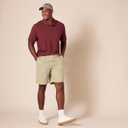 Amazon Essentials Men's Classic-Fit 9" Chino Shorts (Dark Taupe)