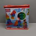 Mega Bloks First Builders Toddler Blocks Toys Set, Big Building Bag with 80 Pieces and Storage, Ages 1+ Years