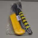 Snow Brush with Ice Scraper, 26 Inches 2-in-1 Detachable Car Windshield Snow Brush, Automotive Multifunctional Ice and Snow Removal Tool, Essential Winter Car Accessories (Yellow & Black)