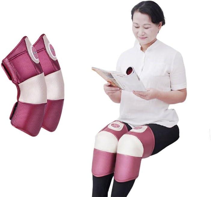 Provides Soothing hot compresses, Knee Support Gear and Massage Devices, offering a Comfortable and Relaxing Experience. The Knee Massage Device is Adjustable. A Great Gift for Parents.