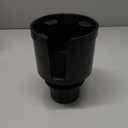 PartyKindom Car Automotive Cup Holder Phone Holder Cup Holder for Car Insert Water Bottle Holder Black