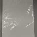 homing Faux Leather Heat Resistant Placemats 8 Packs, Waterproof Wipeable Dining PU Place Mats for Indoor & Outdoor, Easy to Clean, White