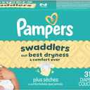 Pampers Baby Diapers - Swaddlers - Size 0, 31 Count, Ultra Absorbent Disposable Newborn Diaper
