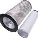 JZGRDN Inner & Outer Air Filter D5NN9601A D6NN9R500A Compatible with Ford New Holland 2600 2600 3000 3055 3100 3120 3150 3190 3600 3900 4000 4100 4600 4610 7100