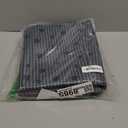 Drymate Original Cat Litter Mat, Contains Mess from Box, Protects Floors, Urine-Proof, Machine Washable, Soft on Kitty Paws, Absorbent, Waterproof (USA Made) (28”x36”)(GreyStripePaw)(2-Pack)