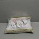 20 ft x 10 ft Thick White Backdrop Curtain for Wedding Parties, 4 Panels White Polyester Wedding Backdrop Drapes for Party Birthday Backdrop Photography Home Decorations