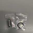 TISUR Titanium Keychain Pill Holder Small Metal Pill Case, Pill Organizer Portable Waterproof Pill Container, Travel Pill Bottle Box for Purse (Small-0.51inch)