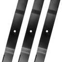 91-128 Lawn Mower Blades Replacement for Country Clipper H1708 H1667 H2500 7079371 60293 Replace for 60" Deck Blades 3 Packs