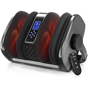 TISSCARE Foot Massager with Heat: FSA HSA Eligible Shiatsu Foot Massager for Plantar Fasciitis,Neuropathy, Circulation and Pain Relief for Foot Calf Gifts for Women and Men