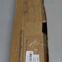 [Upgraded] Large Under Desk Cable Management Tray, Cinati Cable Management Under Desk No Drill, 49.2" Fabric Cord Hider for Wire Organizer, Cord Organizer for Office, Home - Supports Up to 30lbs Black