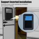 806621 RV Window for Entry Doors With Low-profile Shade 12'' W X 21'' H Black