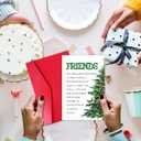 2 x Funny Christmas Card for Friend, Merry Christmas Card for Men Women, Funny Xmas Cards Gift (#33)