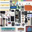 Freenove ESP32 Kit Dev CAM Board Ultimate Starter Kit, Dual-core 32-bit 240 MHz Microcontroller, Onboard Camera WiFi+BT, 795-Page Tutorial, Python C Java Code, 122 Projects, 240 Items (with Memory Card Slot and Card)