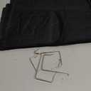 PAULONE 12 Pocket Over the Door Shoe Organizer,Reusable Breathable Large Mesh Bag Men's & Women's Sneaker Organizer,Shoe Organizer for Kids,Hanging Shoe Storage Hanging Bag (Grey)