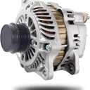 11231N Alternator-115A Fits for Chrysler 200/Cirrus/Sebring Dodge Avenger/Caliber Jeep Compass/Patriot, L4 2.0L/2.4L, 2007-2017 - 12V Clockwise, 6-Groove Clutch Pulley