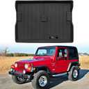 Custom All Weather TPE Cargo Mats Trunk Liner for 1997-2006 Jeep Wrangler TJ/LJ Accessories (for 1997-2006 Jeep Wrangler TJ/LJ Cargo Mats)