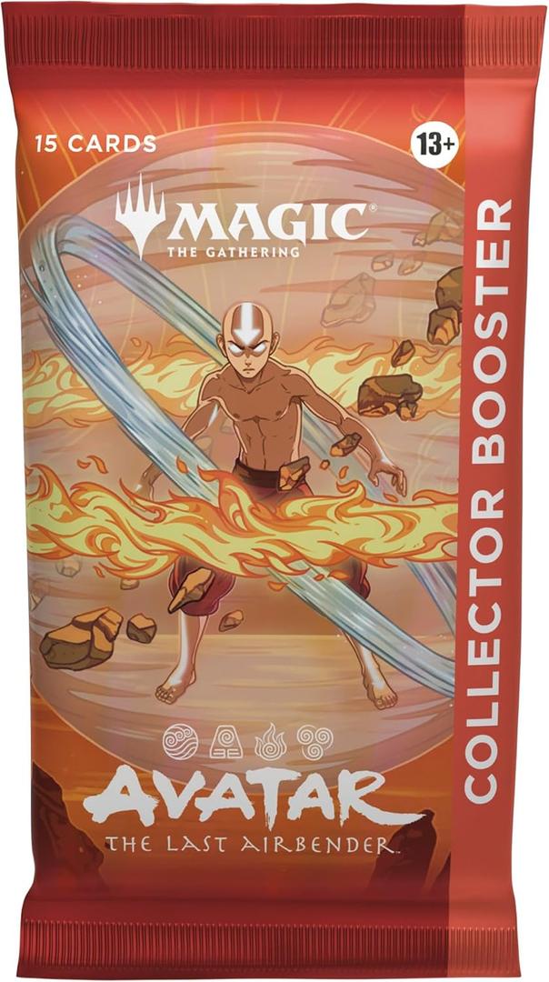 Magic: The Gathering | Avatar: The Last Airbender Collector Booster | 1 Pack of 15 Cards | Collectible Card Game