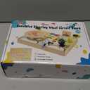 JGOBUB Montessori Toddler Toys - Baby Wooden Busy Board - Sensory Toys with Light Switch - Travel Toys for Educational Toddler Activities for Toddlers 1 2 3 4+ Year Old