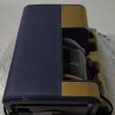 West Bend Timeless 12-Cup Programmable Coffee Maker with Brew Strength Selector for Hot and Iced Coffee, Includes 1-4 Cup Brew Option and Permanent Filter (Blue/Gold)