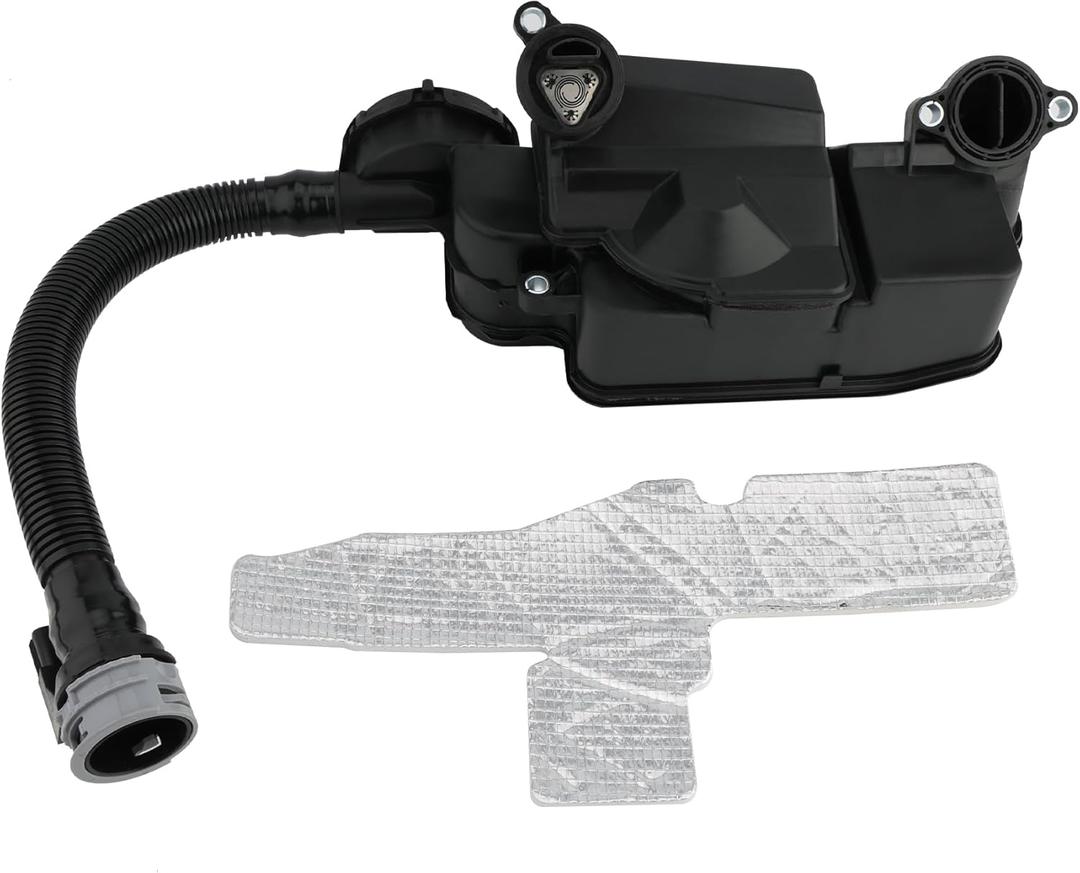 Oil Separator Assembly fit for:-Ford 2011-2016 F250 F350 F450 F550 Super Duty 6.7L V8, Diesel PCV CCV Oil Separator Replace #DC3Z6A785C BC3Z6A785A, Black