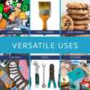 GPI - 13" x 18" - Bulk Pack of 100, 4 Mil Thick, Heavy Duty, Clear Plastic Reclosable Freezer Zip Bags, With White Block for Labeling, Strong & Durable Poly Baggies With Resealable Zipper Top Lock.