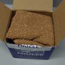 MIULEE 20x20 Inch Decorative Pillow Covers for Couch Bed Set of 2 Textured Boucle Neutral Throw Pillow Covers Dark Brown Accent Solid Vintage Pillowcases Sofa Living Room Home Decor