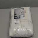 Pleated Curtains 105 Inches Long for Living Room Bedroom Light Filtering Custom Made Pinch Pleat Linen Curtains Memory Shape Trained Sliding Glass Door Sheer Curtain Cream Ivory Pleated Drapes 40"W x 105"L (Pack of 2), Natural