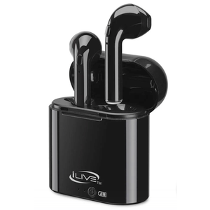 iLive True Wireless Bluetooth Earbuds in Black